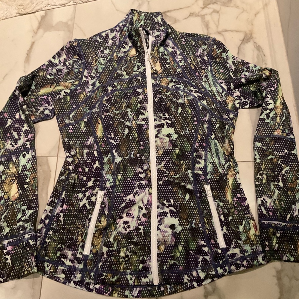 Lululemon Athletica Ski Jacket Purple and Green